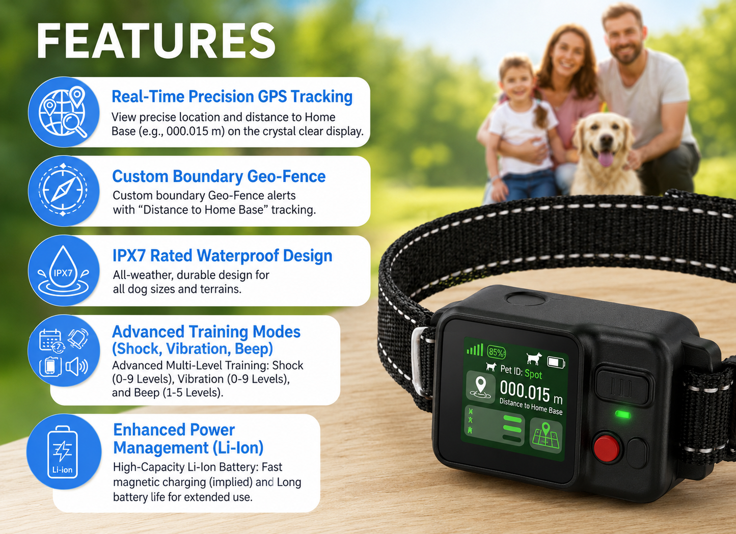 Dog Collar GPS Tracker