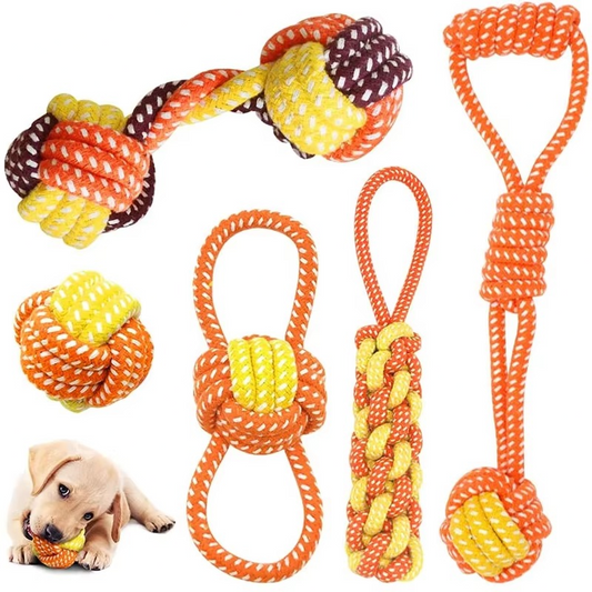 Dog Interactive Chewing Rope Ball
