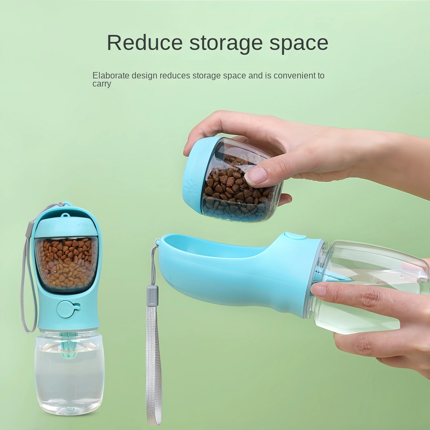 Water Bottle Food Dispenser